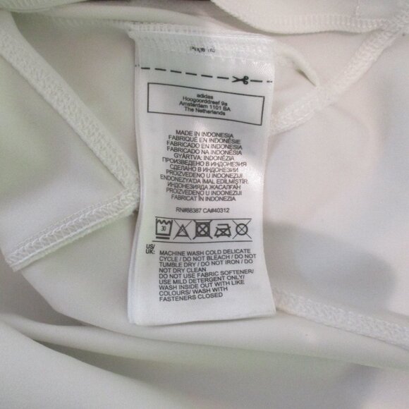 ADIDAS Stella McCartney white stretch breathable athletic Designer jacket - Picture 11 of 12